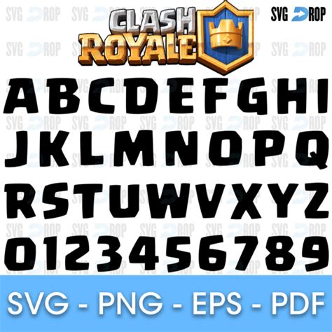 fond clash royale|Clash Royale Font